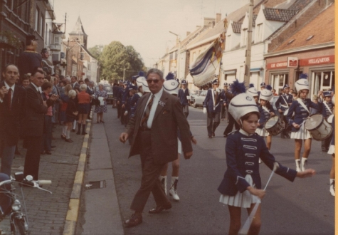 Majorettekorps inhuldiging Sooike, Destelbergen, 1976