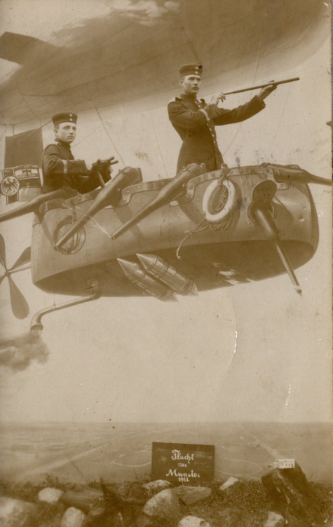 De Zeppelin populair bij soldaten, 1920