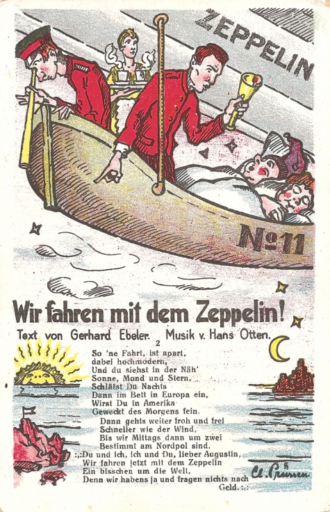 Lied over de voordelen van de zeppelin, 1909