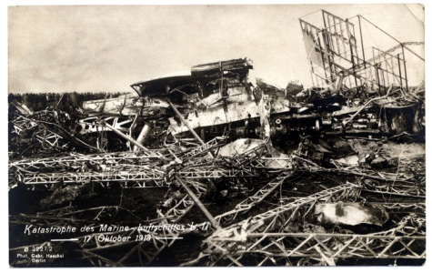 Resten neergestorte zeppelin LII, 1913