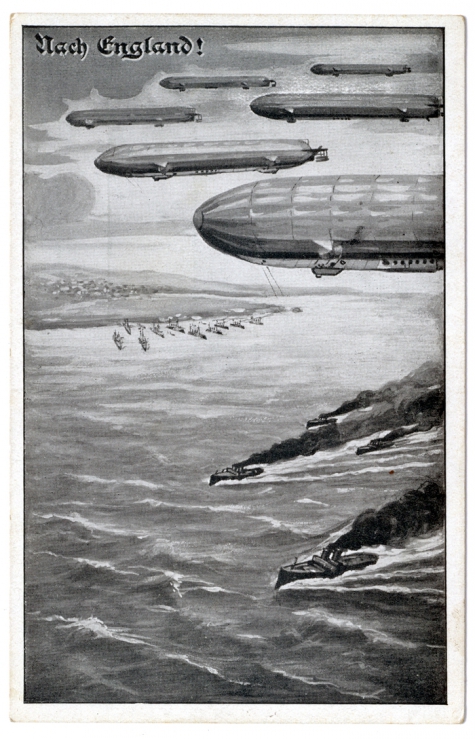 Naar Engeland! Zeppelin invasie, 1915