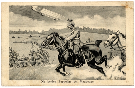 Zeppelins bij Maubeuge, 1915