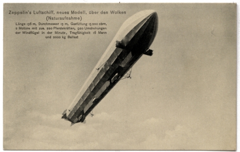 Nieuwste zeppelinmodel, 1916