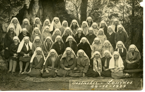 Retraite naar Oostakker en Lourdes, Sint-Lievens-Houtem, 1929