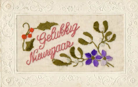 Nieuwjaarskaart, Landskouter, 1920-1940