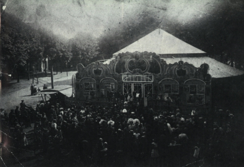 Circus Libot op Houtem Jaarmarkt, Sint-Lievens-Houtem, 1912