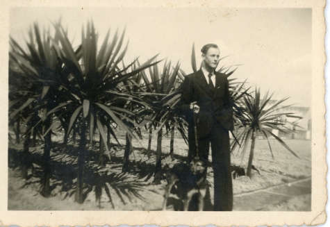 André Pieters aan de draecena's, Melle, 1943-1944
