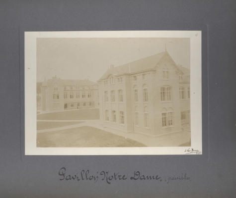 Paviljoen Notre Dame, Caritasinstituut, Melle, 1910-1915