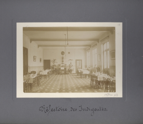 Refter van de daklozen, Caritasinstituut, Melle, 1910-1915 