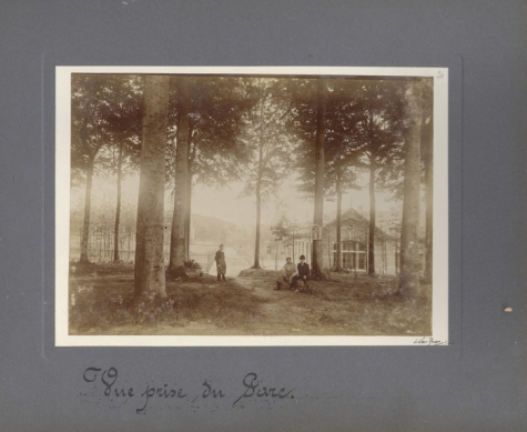 Zicht op het park, Caritasinstituut, Melle, 1910-1915