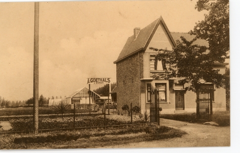Bloemisterij Alfons Goethals en zonen, Lochristi, 1920-1930
