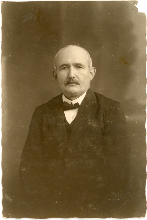 Portret boomkweker Jozef De Moor, Oosterzele, jaren 1930
