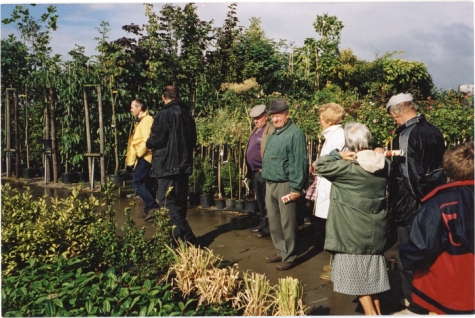 Opendeurdag boomkwekerij De Moor tijdens 'Op de Siertoer', Oosterzele, 2001
