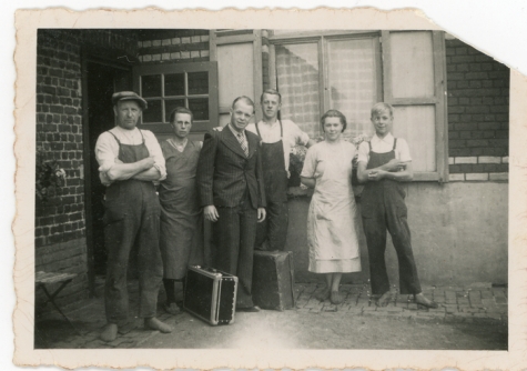 Achiel Floré vertrekt naar Duitsland, Lochristi, 1941

