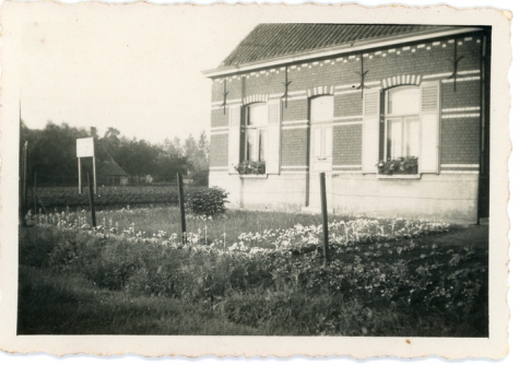 De bloemisterij Floré, Lochristi, voor 1945

