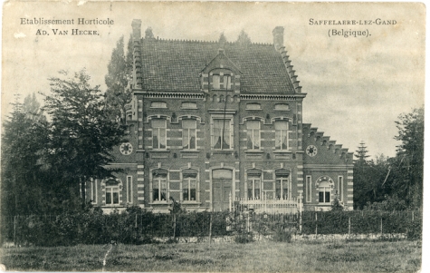 Bloemisterijgebouw Van Hecke, Zaffelare, 1920-1930
