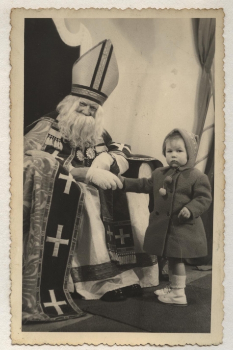 Op de foto met Sinterklaas