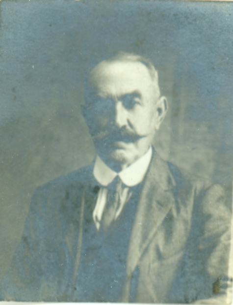 Portret François Piens, Destelbergen, begin 20e eeuw