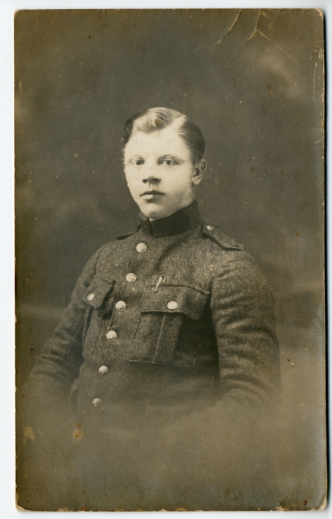 Camiel Steurbaut in uniform