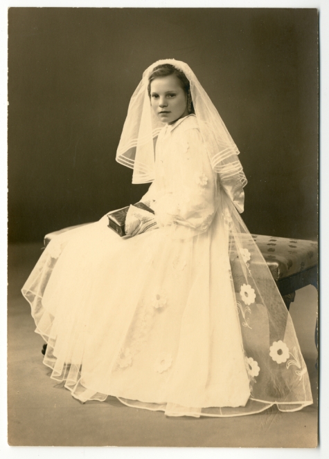 Communiefoto Godelieve Bouquet, 1952