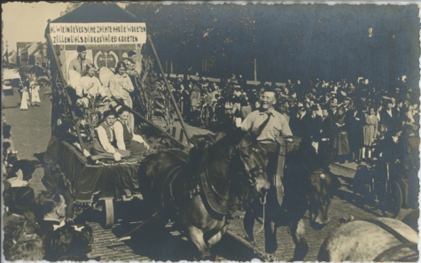 Wagen van de BJB, inhuldiging burgemeester Jean De Schryver, Lochristi, 1947