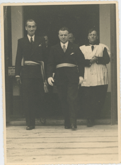 Inwijding van de kerk in Hijfte, 1950