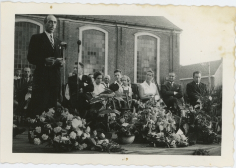 Toespraak burgemeester Jean De Schryver bij zijn herbenoeming, Lochristi, 23 oktober 1959