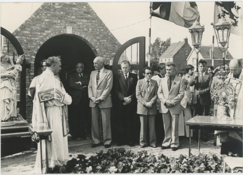 Inhuldiging nieuwe Zavelkapel, Zeveneken, 1980