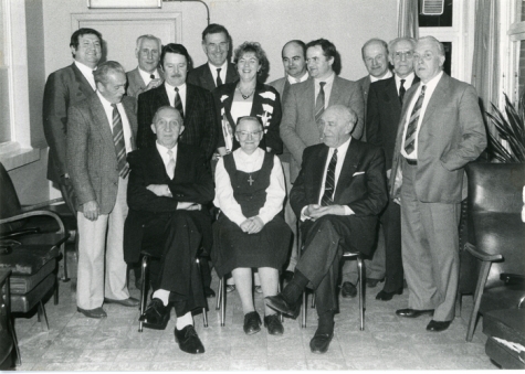 Afscheid van OCMW-lid Adolf T'Jampens, Lochristi, 17 maart 1989