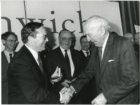Viering 45 jaar burgemeesterschap Jean De Schryver, Alpheusdal Berchem, 23 februari 1991