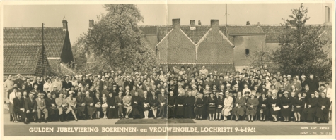 Gulden jubelviering Boerinnen- en Vrouwengilde, Lochristi, 9 april 1961