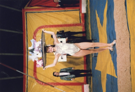 Circusact met duiven
