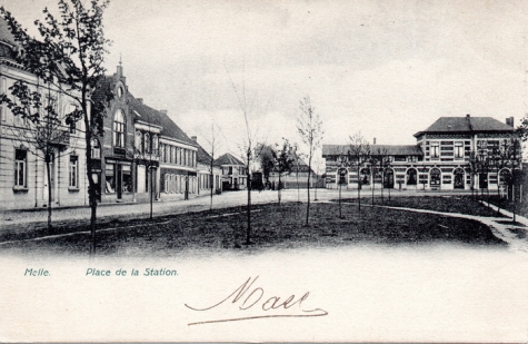 Melle. Place de la Station