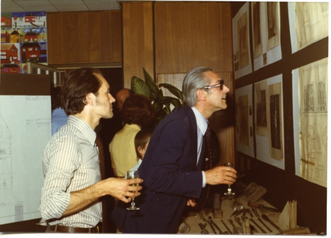 Tentoonstelling Bouwvakambachten, viering 30 jaar de Gilde, 1976