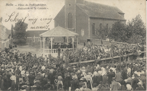 Melle - Fêtes de l'Indépendance. "Exécution de la Cantate"