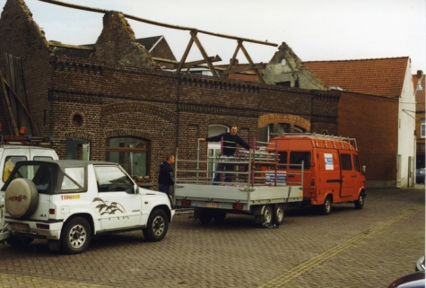 Verbouwingen aan 't Werkhuis, Merelbeke, 1999
