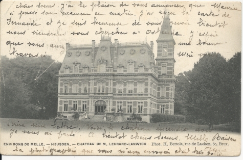 ENVIRONS DE MELLE. - HEUSDEN. - CHATEAU DE M.LEGRAND - LAUWICK