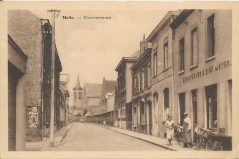 Melle. - Kloosterstraat