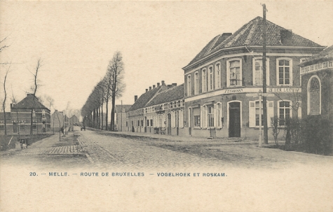 20. - MELLE. - ROUTE DE BRUXELLES - VOGELHOEK ET ROSKAM