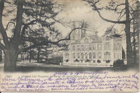 Melle Château Les Fougères du Baron de Saint Genois des Mottes