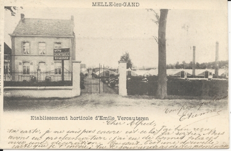 MELLE-lez-GAND / Etablissement horticole d'Emile Vercauteren