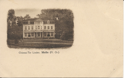 Château Ter Linden. Melle (Fl. Or.)