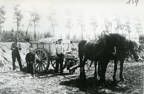 Bouwwerken aan kerkhof, Merelbeke