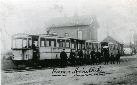Tram aan de Tramstatie, Merelbeke