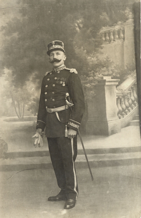 Portret van commissaris Gentil Demeyer, Melle
