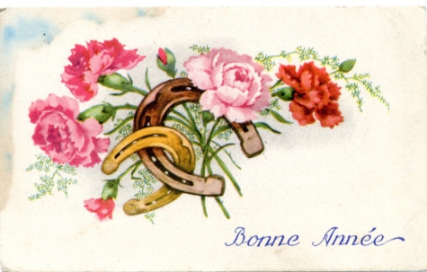 Nieuwjaarskaart Bonne Année, jaren '60