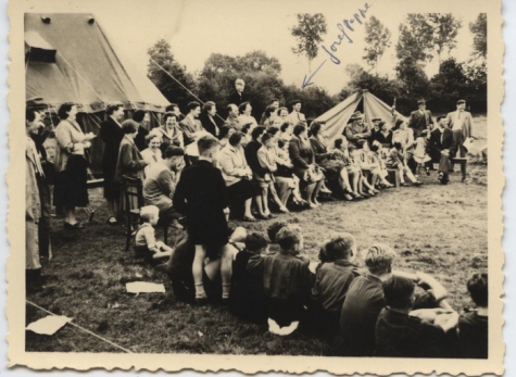 Op Chirokamp in tenten in de Ardennen, 1950-1955