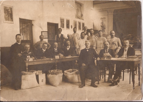 Vrijwilligers in de oorlogskeuken, Oosterzele, 1914-1918