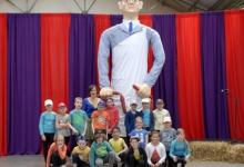 Klasfoto GILKO Merelbeke met Mondje Wollaert, Merelbeke, 2013