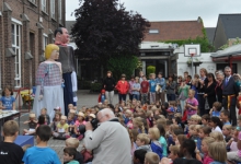 Ruut, Mapoe en Odette op bezoek in GBS Melle, 2013 Ruut, Mapoe en Odette op bezoek in GBS Melle, 2013